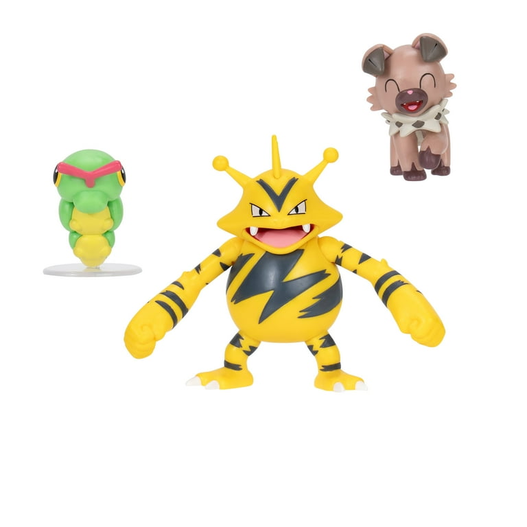 Pokemon Battle Figure 3 Pack - Features 2 inch Caterpie and