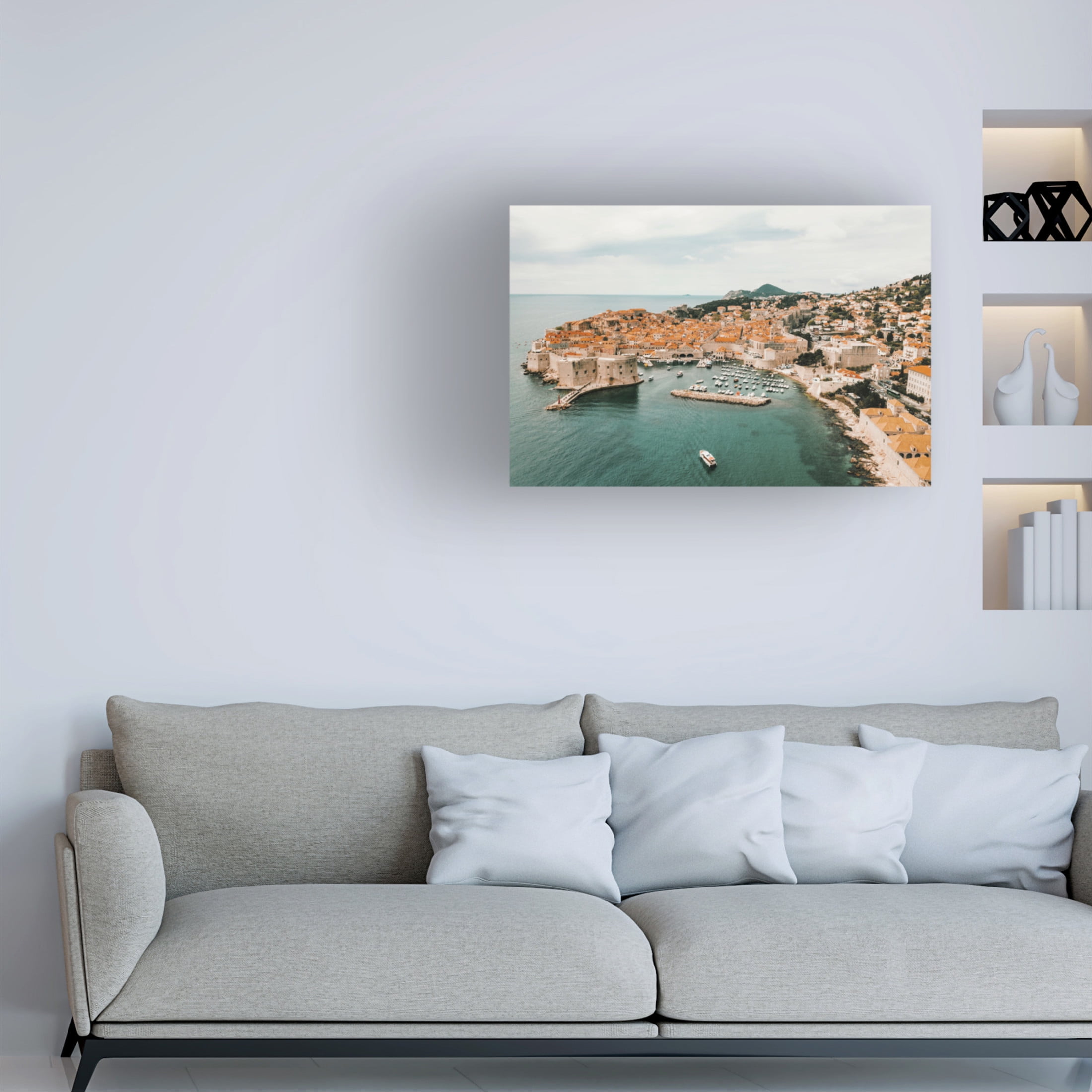 Canvas Wall Art - Krista Broadway 'Irby' Wall Art for Living Room, Bedroom, or Office Décor by Trademark Fine Art - 32 x 22 Inches
