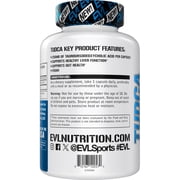 Evlution Nutrition TUDCA - Supports Healthy Liver Function & Gut Health - 250mg Tauroursodeoxycholic Per Serving - Vegan - Dietary Supplement - 30 Servings - 30 Veggie Capsules