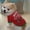 Red, variant on SIfdSeng Dog Tshirt Large Breed Christmas Dog Clothing Cotton T Shirt Puppy Dog Shirts for Medium Dogs Boy Cute Dog Tshirts for Medium Dogs Girl