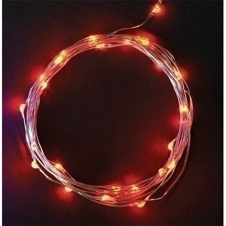 Starry Lights Red LED 10 Foot Long String of Christmas Lights - Walmart.com
