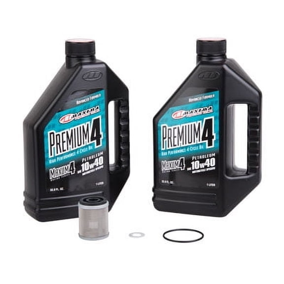 Oil Change Kit With Maxima Premium 10W-40 for Yamaha TTR230 2005-2009