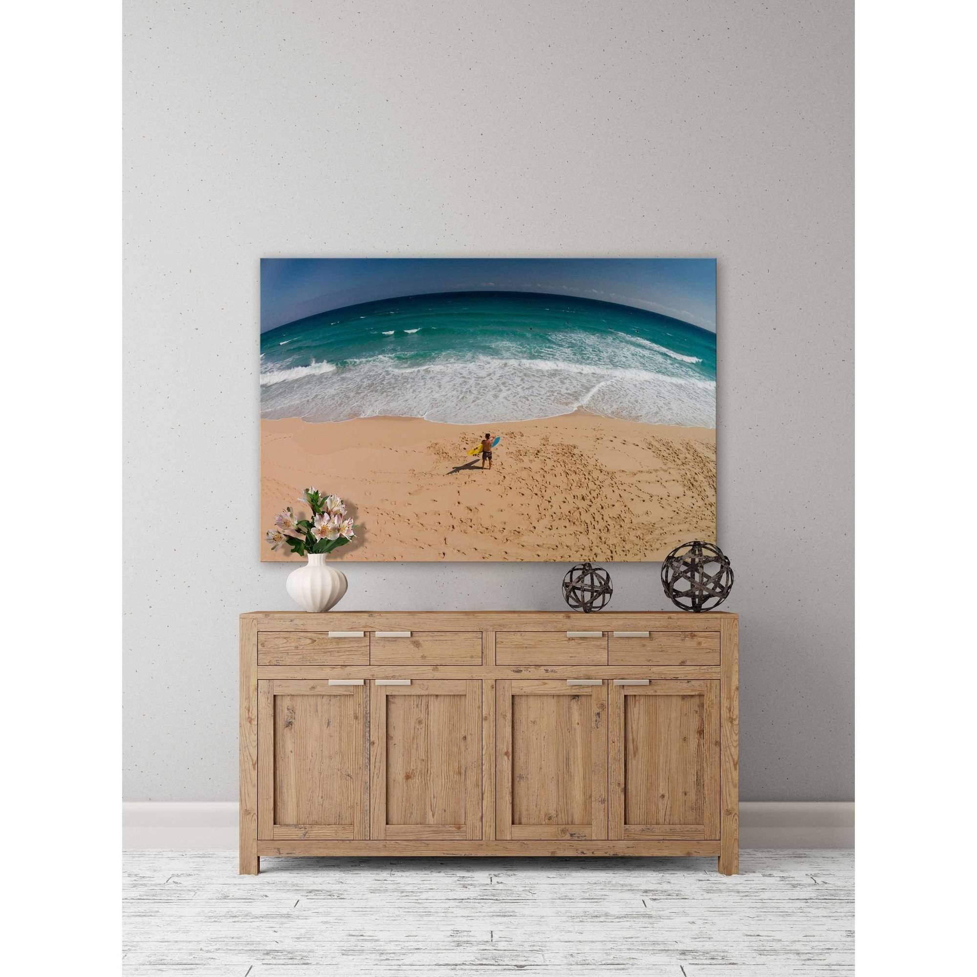 "Footprints" Painting Print on Wrapped Canvas