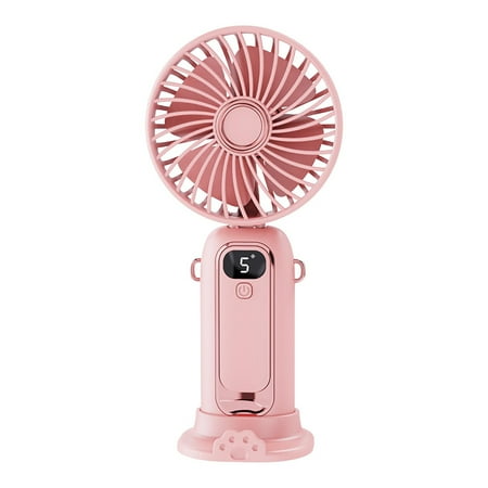 

Handheld Fan 3000mAh Portable Fan Mini fan Small Personal Fan with Backup Power Desk Fan Hand Held Fan Rechargeable Battery Operated Cooling Electric Fan for Women Girl Travel Office