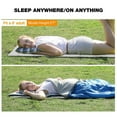 thumbnail image 3 of Closed Cell Foam Sleeping Pad for Camping, 22" Wide Lightweight Folding Camping Pad for Hiking Backpacking, 72"x22"x0.75", Grey 1 Pack, 3 of 8
