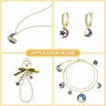 thumbnail image 5 of U8MO 30x Enamel Blue Moon Star Sky Charms Pendants for DIY Jewelry Making Crafting, 5 of 6