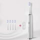 thumbnail image 1 of Cepillo de Dientes Eléctrico con 5 Cabezales, 5 Modos de Limpieza, Resistencia Al Agua Ipx7, 38&nbsp;000 Pulsaciones Por Minuto, Recargable Por Usb, para Adultos (Azul, Rosa y Blanco), 1 of 7