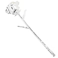 thumbnail image 3 of Long Stem Rose Gifts 24K Christmas Plate Roses Creative Leaf Flower Collection Gift Decoration Lengthy Floral Picks, 3 of 7