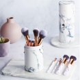 thumbnail image 4 of 10 Pcs Makeup Brush Set For Eyeshadow And Foundation With Marble Brush Holder, 4 of 5