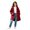 Red, variant on Graphic Print Hoodies for Girls Long Sleeve 2026 Girls Fashion Floral Graphic Loose Fit Pullover Tops Fall Clothes