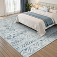 thumbnail image 3 of Boho Area Rug x Carpet Rugs for Living Room Bedroom Moroccan-Machine Washable Rugs for Bedroom Dining Room Living Room Rug Neutral Taupe, 3 of 7