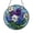 Acrylic 3.5 Inch, variant on Texas Bluebonnet Window Suncatcher, Faux Glass Inspired Wildflower Panel for Garden and Home Gifts