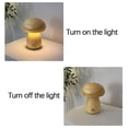 thumbnail image 3 of Harpi Mushroom Night Light, Room Lights for Bedroom, Rechargeable Night Light Table Lamp Bedroom Light Three-color Dimming with Adjustable Brightness Christmas Gifts, 3 of 8