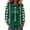 Green G, variant on St. Patrick's Day Sweatshirt for Women Waffle Knit Crewneck Long Sleeve Casual Loose Fit Pullover Sweatshirts (XL, Yellow)