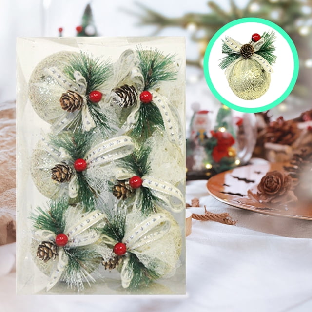 Liquidación de Ropa de Mujer Adornos Navideños Colgante para Árbol de Navidad Xihbxyly Bolsa de Regalo de Tela con Forma de Bola