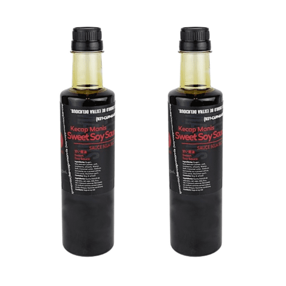 Yoshi Kecap Manis – 2 x 500ml (16.9 oz) Bottles | Indonesian Sweet Soy Sauce for Fried Rice, Nasi Goreng, Grilling, and Stir-Fries