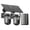 Gray, variant on Conico 2-Camera Wireless Security Camera System with Base Station, No Monthly Fee, Outdoor Security Camera Wireless, 2K 360° View, Solar Powered, Night Vision, Home Surveillance Cameras