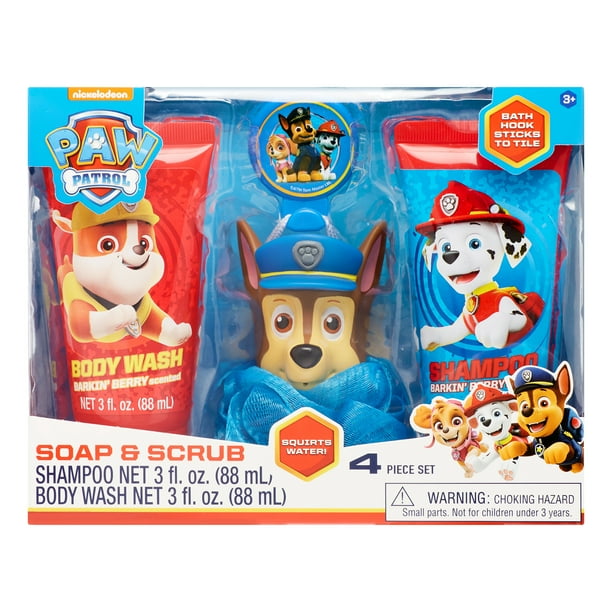 paw patrol bath activity set
