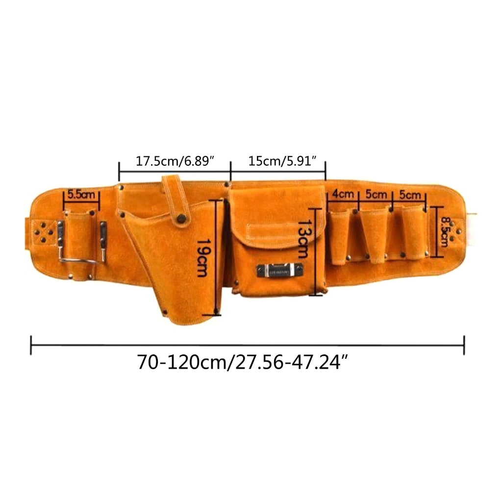 Cow1eatherTool Bag Multi-function Repair Kit Durable Hardware Tool Storage Bag