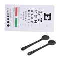 thumbnail image 1 of Vision Eye Test Chart, Sturdy Vision Test Pocket Eye Charts ABS  For Hospital, 1 of 8