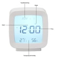 thumbnail image 3 of Reloj De Escritorio Digital, Conversión De Unidad De Visualización De Humedad Y Temperatura Para Niños De 12/24 Horas Para Oficina, 3 of 7