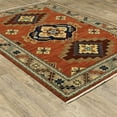 thumbnail image 3 of Oriental Weavers Lilihan Area Rug 5504P Traditional Red Bulbs Vines 7' 10" x 10' 10" Rectangle, 3 of 3