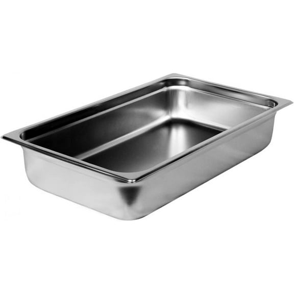 TrueCraftware- Full Size 4" Deep Stainless Steel Anti-Jamming Steam Pan 25 Gauge- Steam Food Pan Anti-Jam Steam Table Hotel Pan for Restaurant Family Events Personal Catering Use