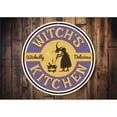 thumbnail image 2 of Wickedly Delicious Kitchen Halloween Decor, Holiday Aluminum Metal Decor Sign - 12" Round, 2 of 4