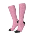 thumbnail image 2 of Balery Glitter Pink Fun Novelty Socks Men'S Women'S Crew Socks Funny Crazy Novelty Socks Quirky And Cool Socks, 2 of 9