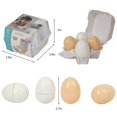 thumbnail image 2 of Juguete de Cocina Huevos de Madera WOODENFUN WF14002 DW Set de 4 Piezas Separables, 2 of 5