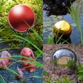 thumbnail image 4 of Uxcell 2 Pcs Boule de Vision 4 Pouces 100mm Boule Creuse Polie, Boule Miroir en Acier Inoxydable, Rouge, 4 of 4