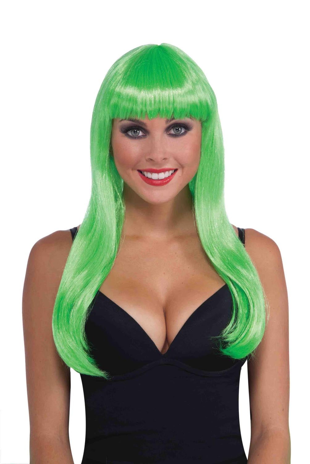 costume green wig