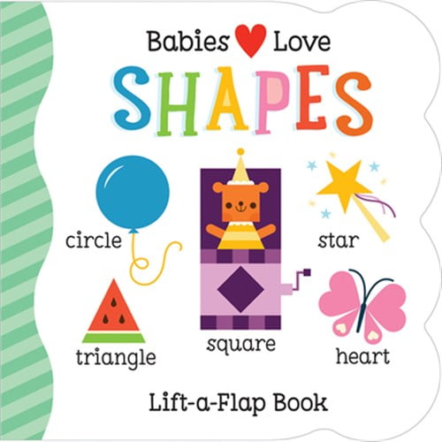 Pre-Owned Babies Love Shapes (Babies Love Lift-A-Flap Children's Interactive Board Book) Paperback