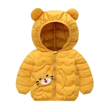 

Boys Winter Clothes Toddler Kids Baby Boys Girls Winter Down Coats Cute Bear Ears Coats With Hoods Cartoon Lightweight Jacket Outwear 2t Coats Boys Winter