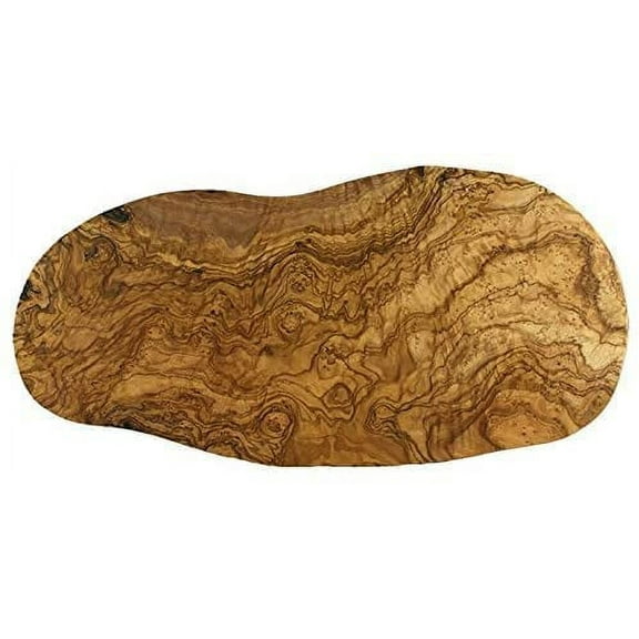 Tramanto Olive Wood Cheese Board and Cutting Board, 12 x 6 Inch