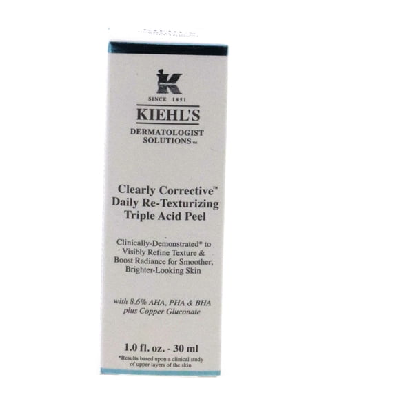 Kiehl's Clearly Corrective Daily Re-Texturizing Triple Acid Peel, 1 oz