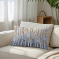 thumbnail image 3 of Yellow Blue Forest Queen Size Pillow Cover, Pillowcase Protectors with Zipper, Breathable Decorative Throw Pillow Case Cover, Modern Oil Painting Art Pillow Shams for Couch Sofa 20x30Inch, 3 of 8