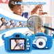 thumbnail image 5 of Cámara para niños, cámaras digitales como regalo para niños mayores de 6 años, cámaras de video digitales con funda de silicona suave de dibujos animados, tarjeta SD de 32 GB (azul), 5 of 5