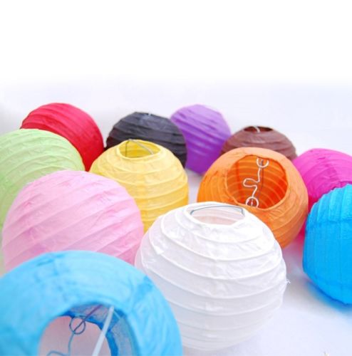 10 Pack Of 8 10 12 14 16 Paper Lantern Chinese Decoration
