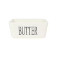 thumbnail image 2 of Yunuuuoa Ceramic Butter Dish Cheese Keeper with Lid, Nordic Style Butter Storage Container for Kitchen Countertop Dining Table, Airtight Food Safe Butter Box for Refrigerator, 2 of 6