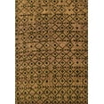 thumbnail image 1 of Ahgly Company Indoor Rectangle Oriental Orange Modern Area Rugs, 4' x 6', 1 of 4