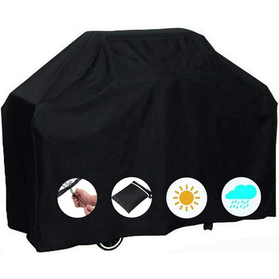 Fangsheng Waterproof Barbecue Gas Grill Cover, 67-inch BBQ Cover, Fade and UV Resistant, Fits Weber Char-Broil Nexgrill Brinkmann Grills and More