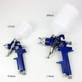 thumbnail image 5 of 2 Set Spray Gun,HVLP Air Gravity Paint Sprayer Set with 0.8mm & 1.4mm Nozzle Gravity Feed Painting Tool for Automotive,Panel Repairs,Door Jambs Painting, 5 of 8