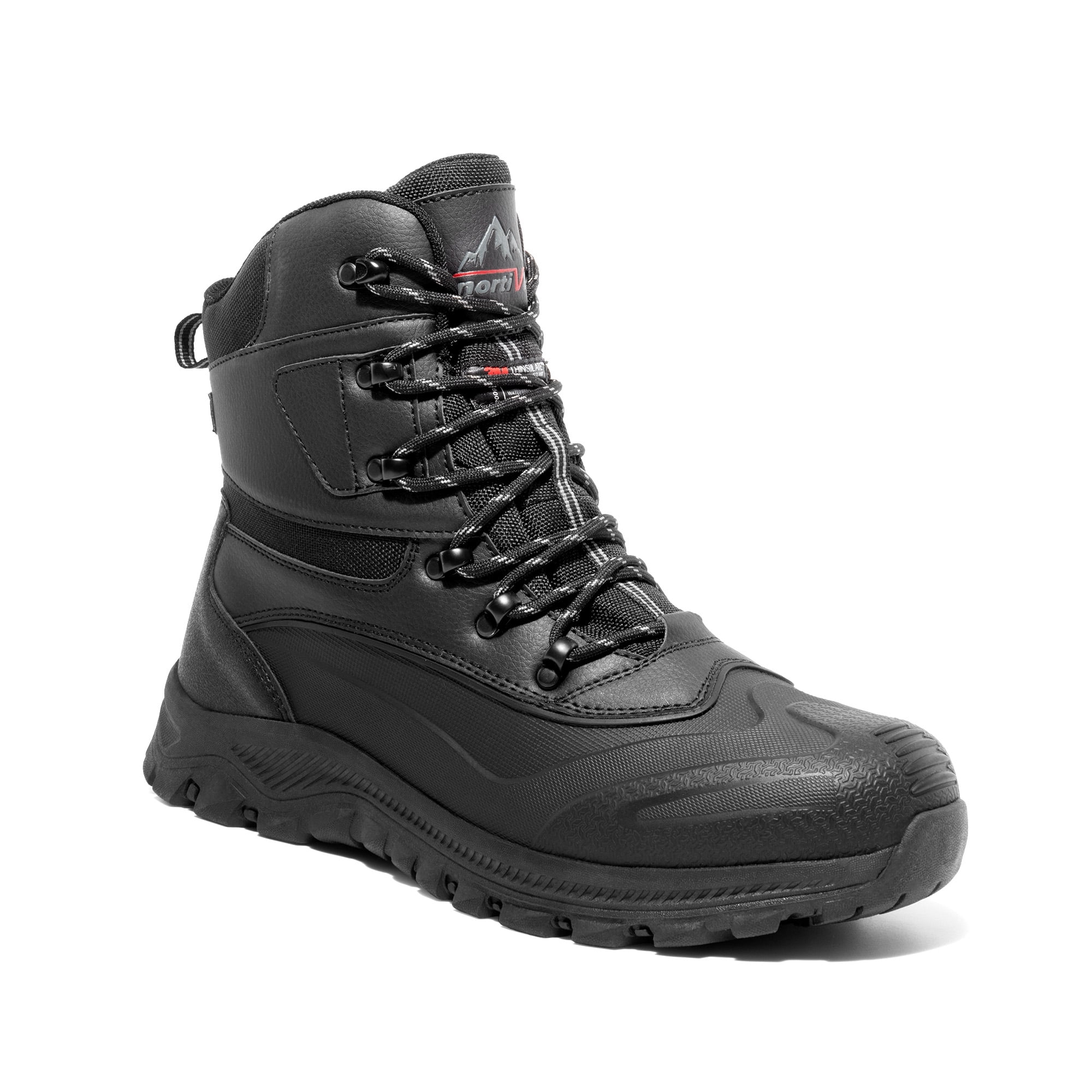NORTIV 8 Men\'s Rubber Sole Winter Ski Boots Waterproof Insulated Size #13 NORTIV 8 Men main image 4