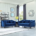 thumbnail image 4 of Aukfa 3 Seater Sofa Couch Set, Contemporary Living Room Sofa for Living Room Furniture Sets, Blue, 4 of 4