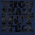 thumbnail image 3 of CafePress - Thou Shall Not Steal Baseball Catcher T Shirt - Men's Classic Graphic Cotton T-Shirt, 3 of 4