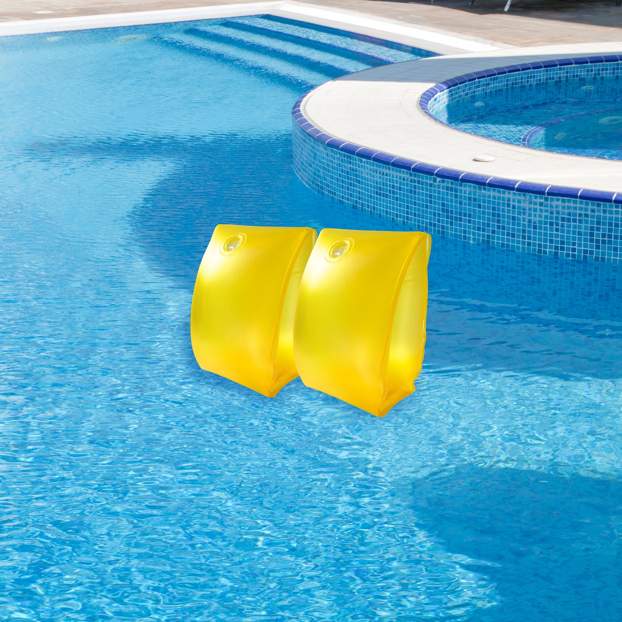 Northlight Set of 2 Inflatable Orange Children's Arm Floats - 3 Years and Up