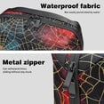 thumbnail image 4 of Spider Web Waterproof Oxford Cloth PC Case Travel Organizer Charge Cord Storage Box, 5.9x9.44x3.14 in, Black, 4 of 6