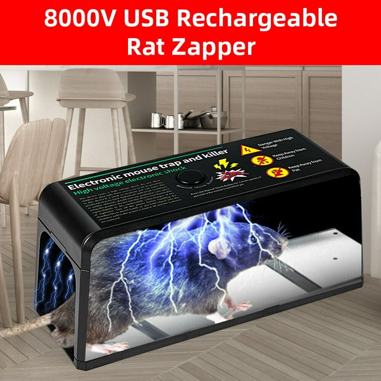 Mouse Trap Control Rat Electronic Killer Pest Mice Electric Rodent Zapper  Catch