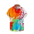 thumbnail image 6 of Tshirts Shirts for Men Short Sleeve,Vintage Shirts for Men Tie Dye Hippie Funny Hawaiian Shirt Button Down Shirts, 6 of 6